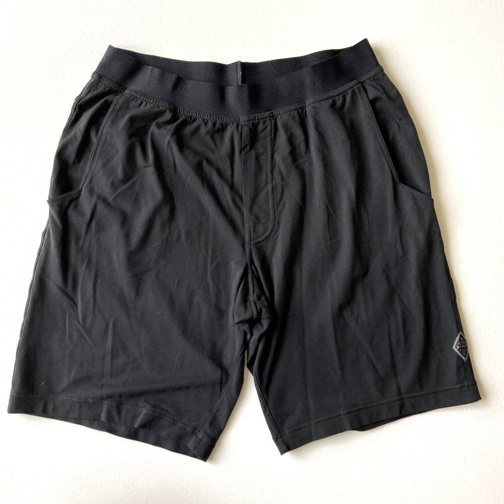 Prana Men's Mojo Chakara Yoga Shorts Size Small Black